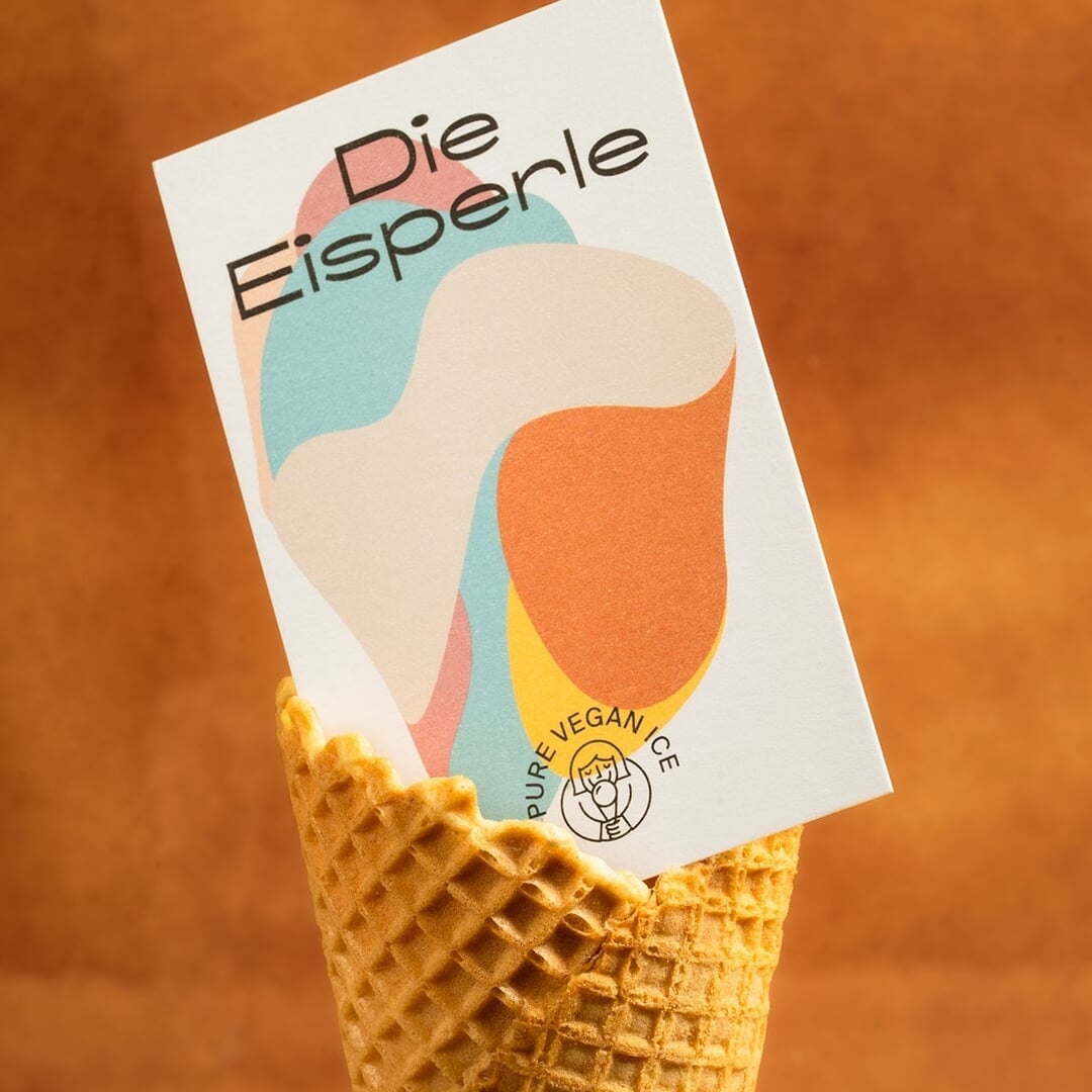 Brand identity for a vegan ice cream parlor 