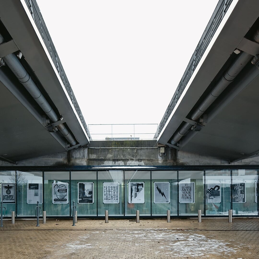 Signage and Poster for Maison De L’Architecture Et De La Ville