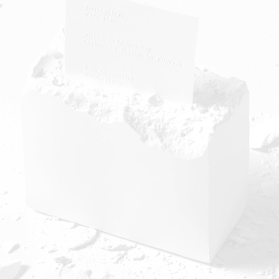 Handcrafted VIP Invitations for White Collection