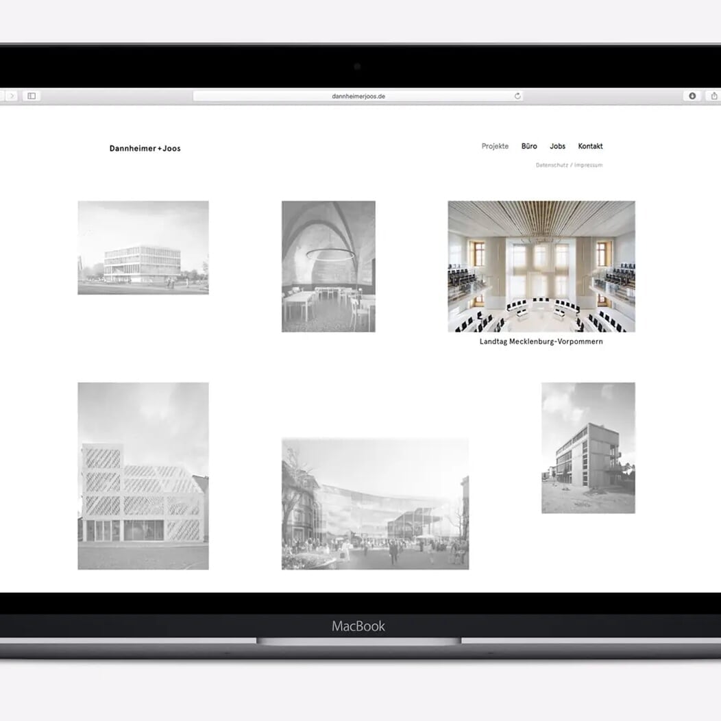 Corporate Identity and Website for Dannheimer + Joos
