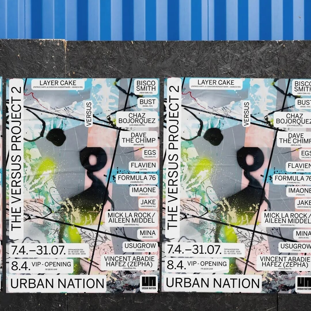 Exhibition Design for Urban Nation's the Versus Project
