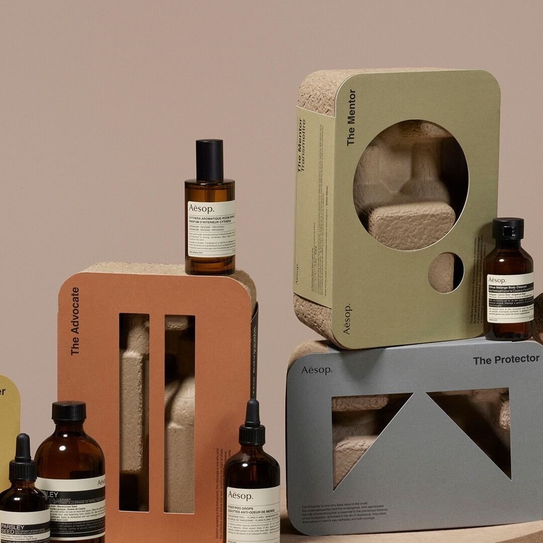 Sustainable Gift Kit Packaging for Aēsop