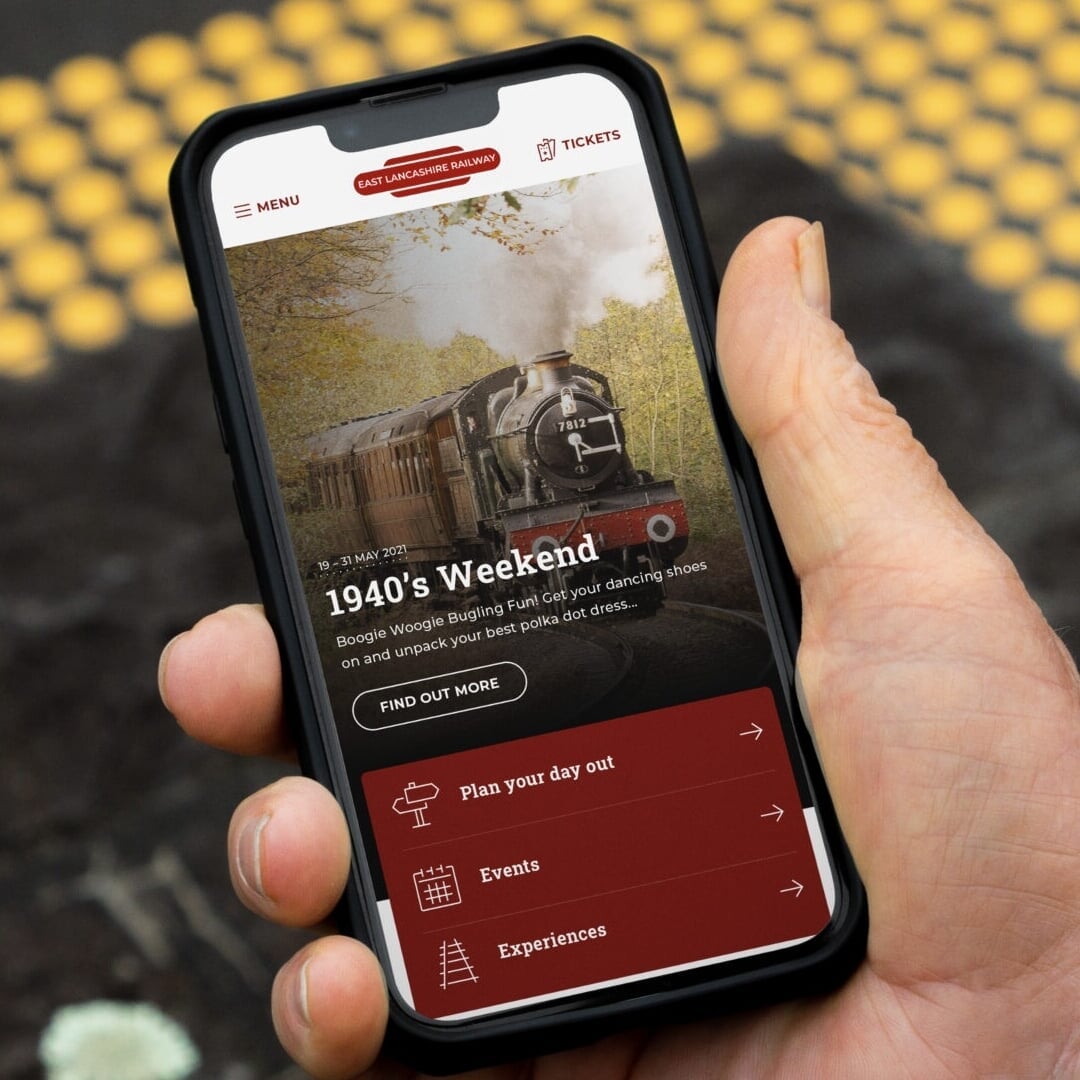 Website Redesign for East Lancashire Railway