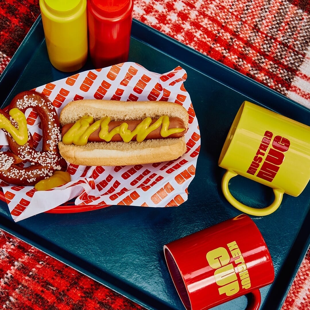 Product Design and Art Direction for Ketchup & Mustard Drinkware