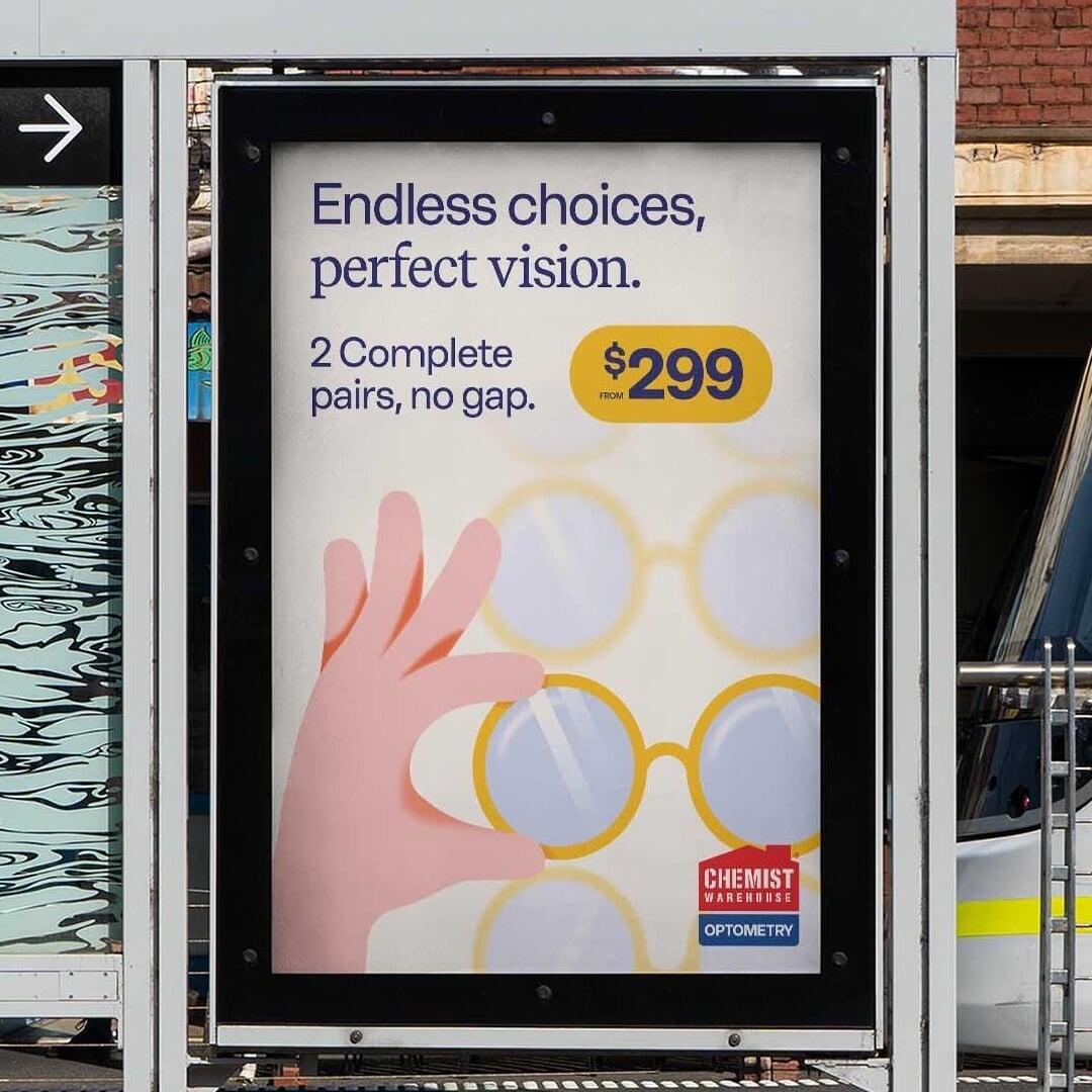Brand Identity for Chemist Warehouse Optometry