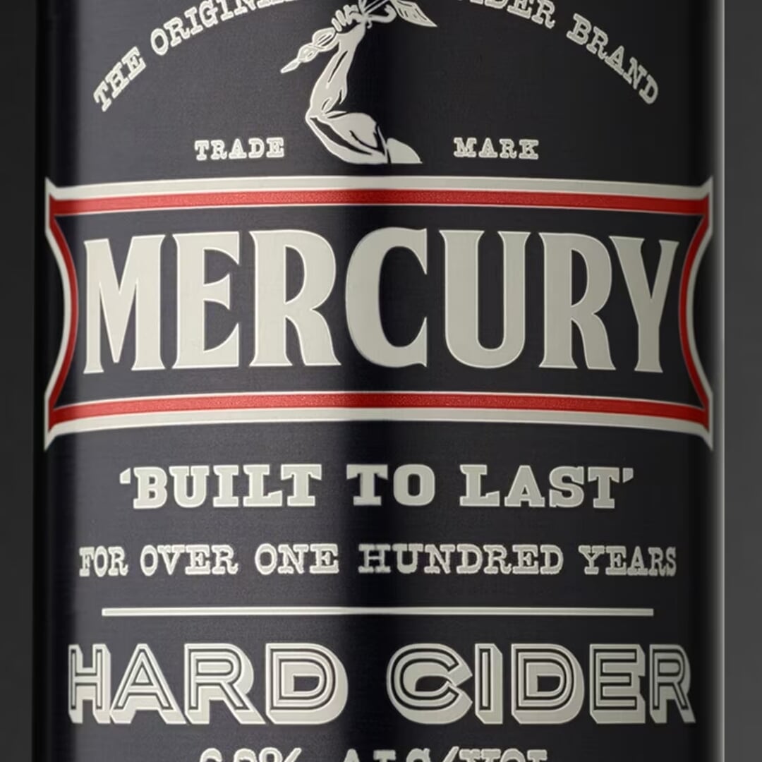 Packaging Design for Mercury Hard Cider