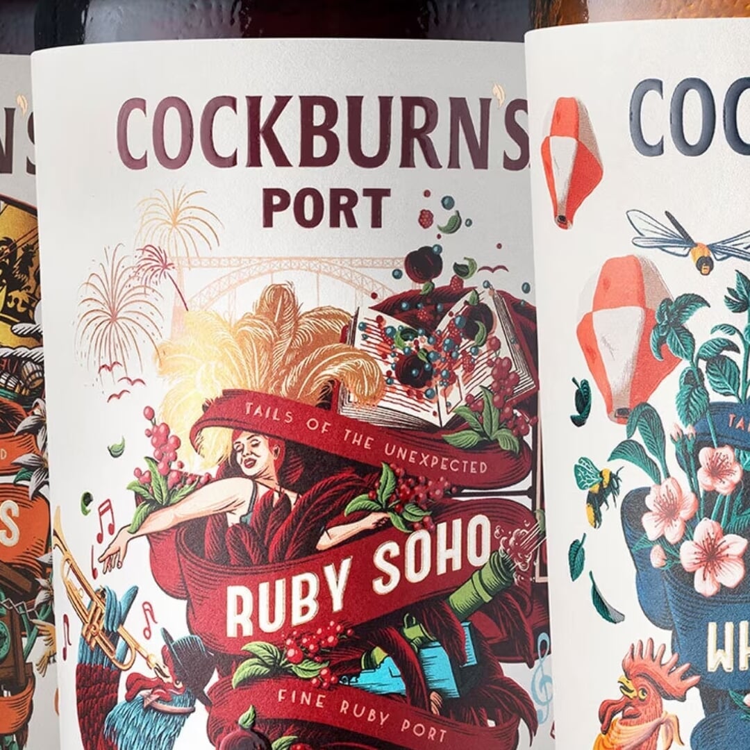 Packaging Design for Cockburn’s Tails of the Unexpected Port