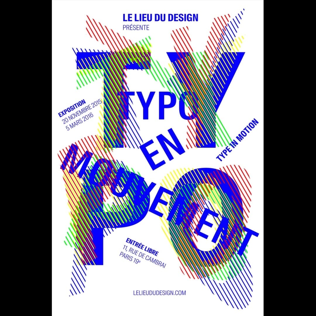 Exhibition Design for Typo En Mouvement