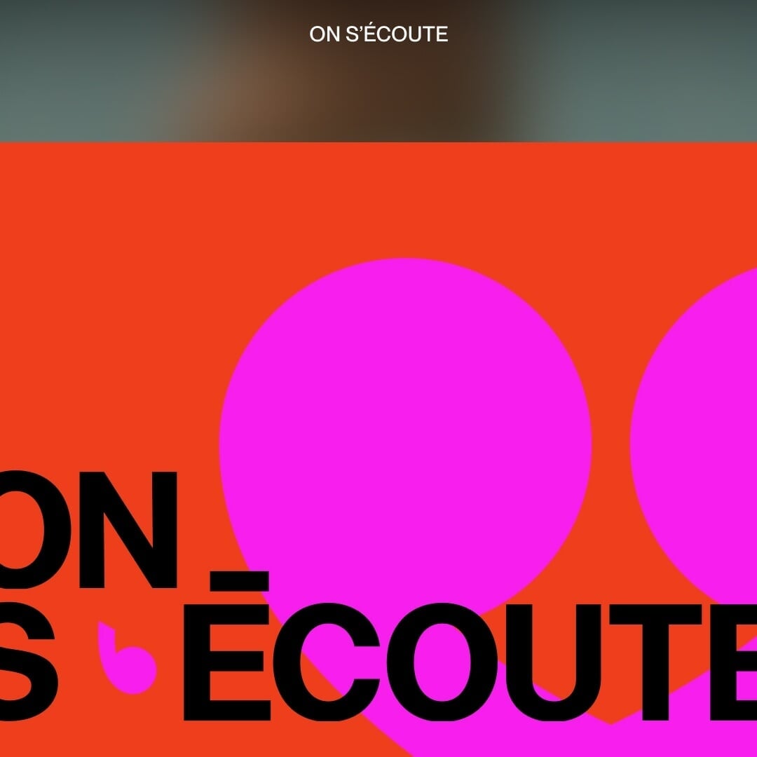 Website and Platform Design for On S'écoute Campaign