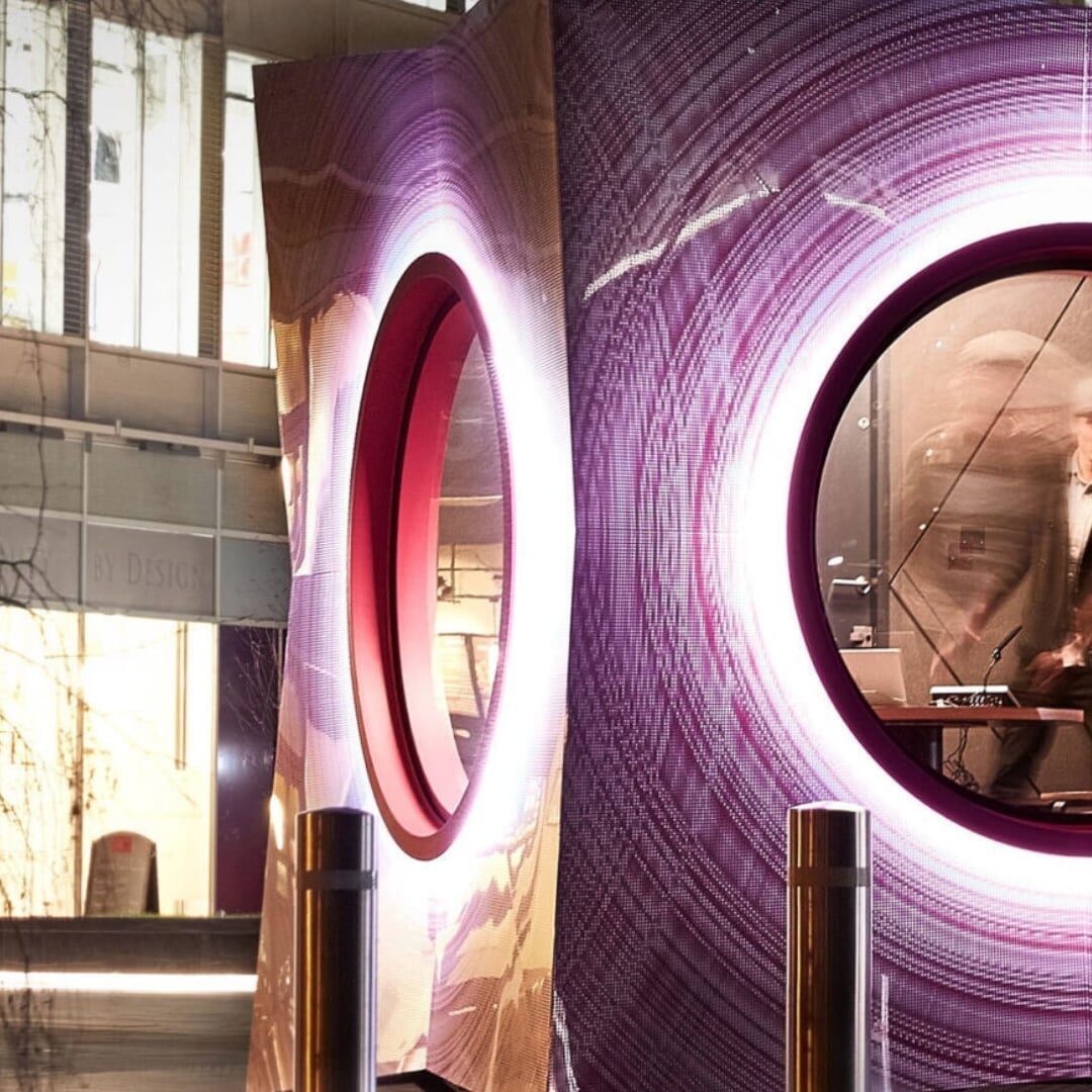 Exhibition Design for a Mobile Podcast Studio at White City Place