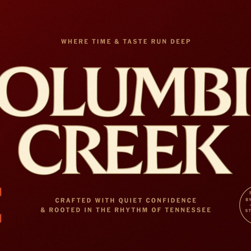 Brand Identity for Columbia Creek Tennessee Whiskey