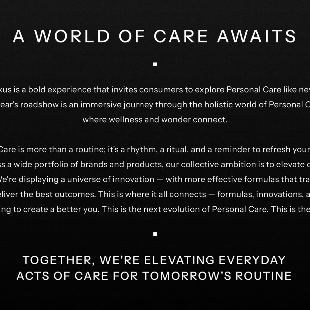 Event Identity for P&G Beautynexus Roadshow