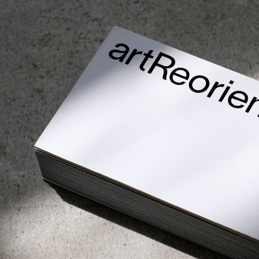 Visual Identity and Website for Art Reoriented