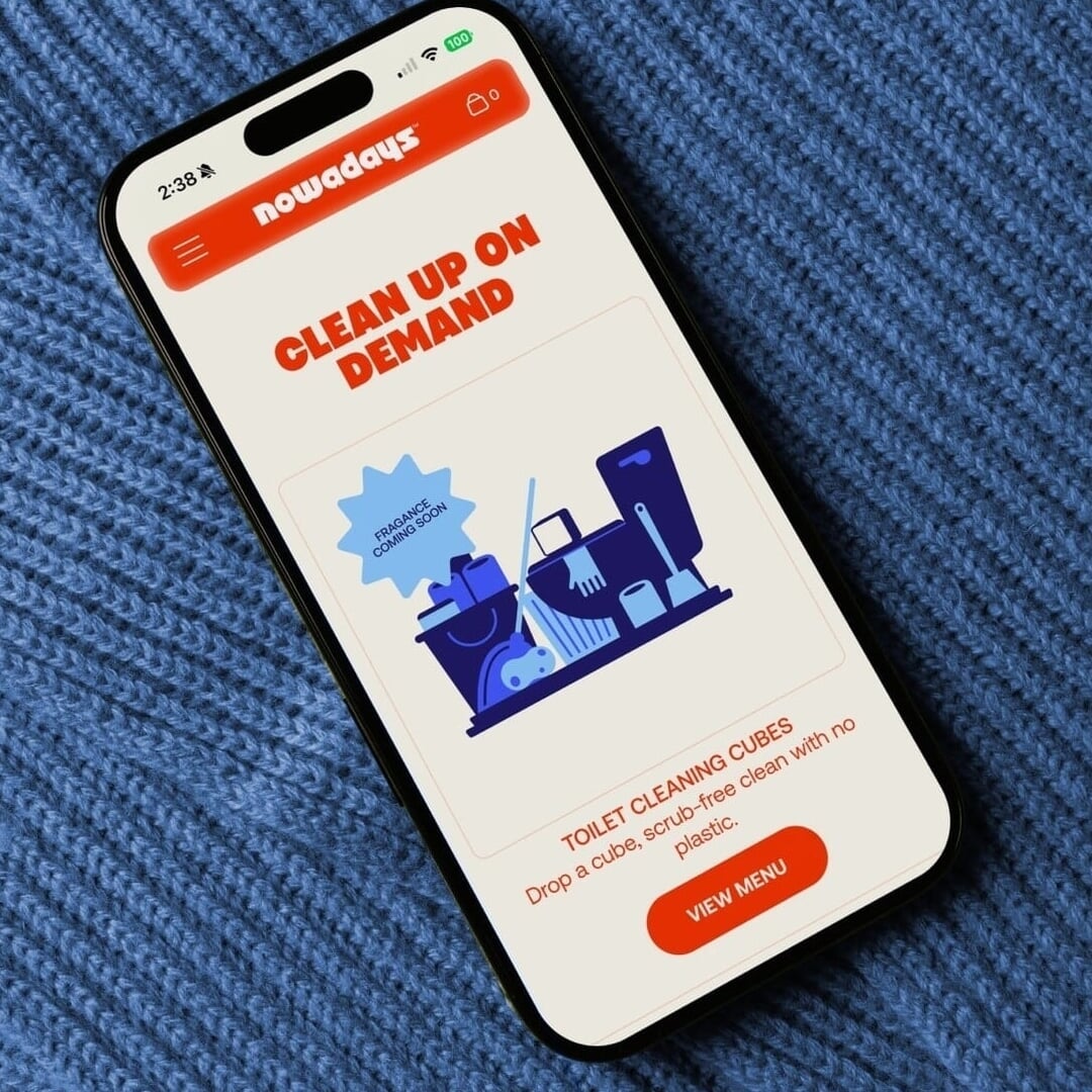 E-Commerce Website Design for Nowadays Cleaning Brand