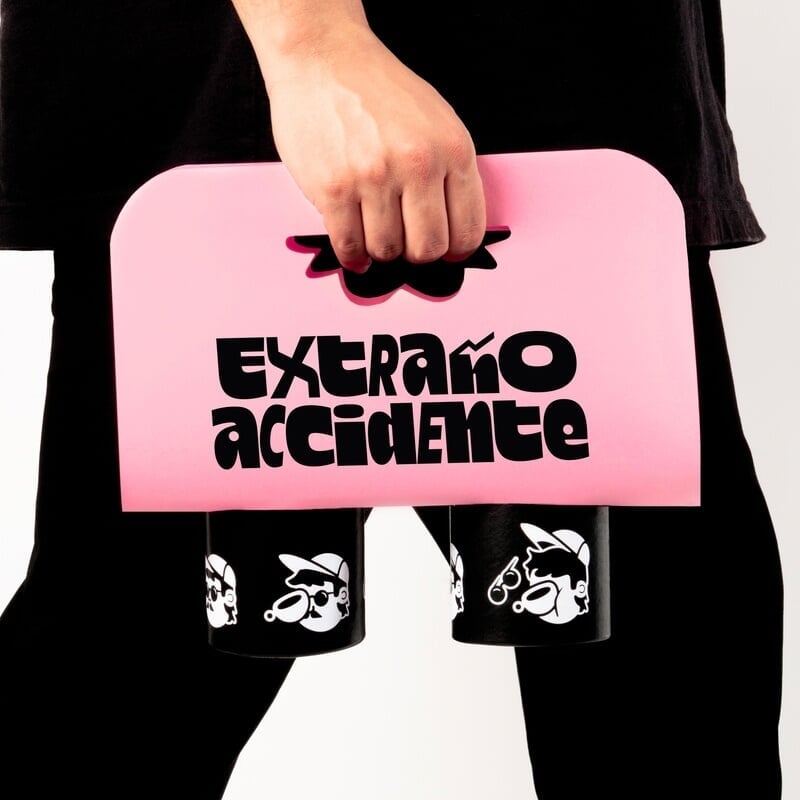 Brand Identity for Extraño Accidente Coffee
