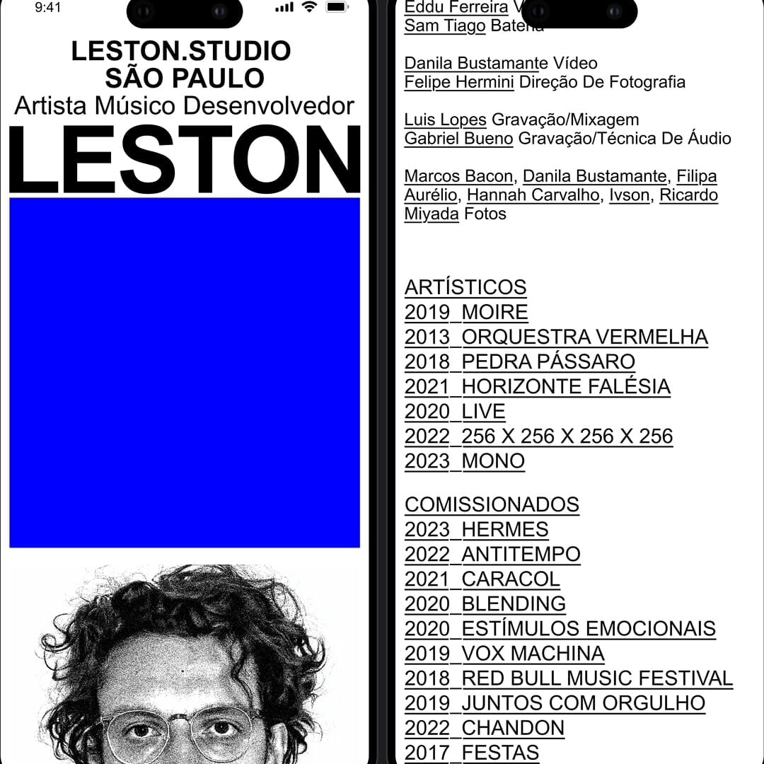Visual Identity and Website for Leston