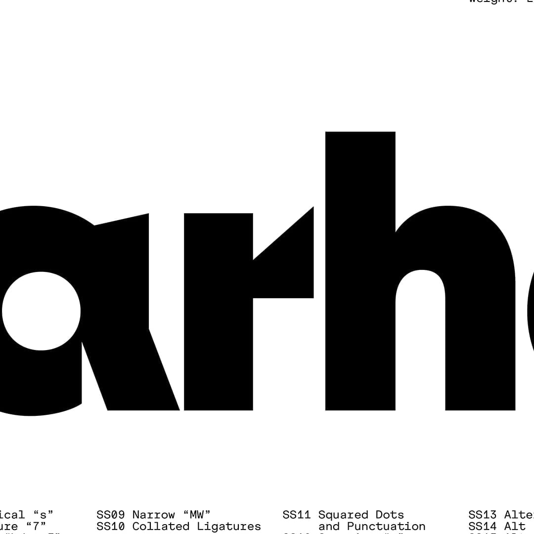 Typeface Design for ES Klarheit Plakat