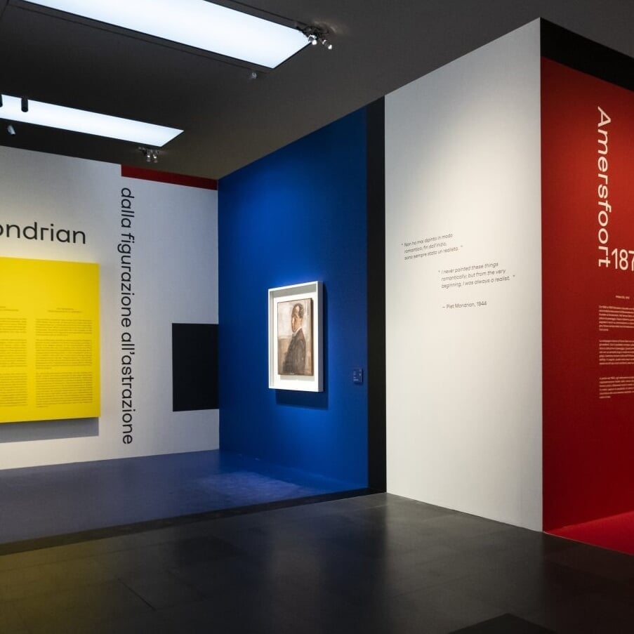 Editorial Design for Piet Mondrian Exhibition