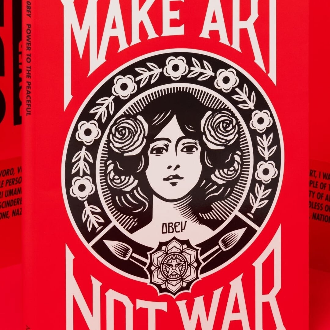 Exhibition Identity for OBEY: Power to the Peaceful