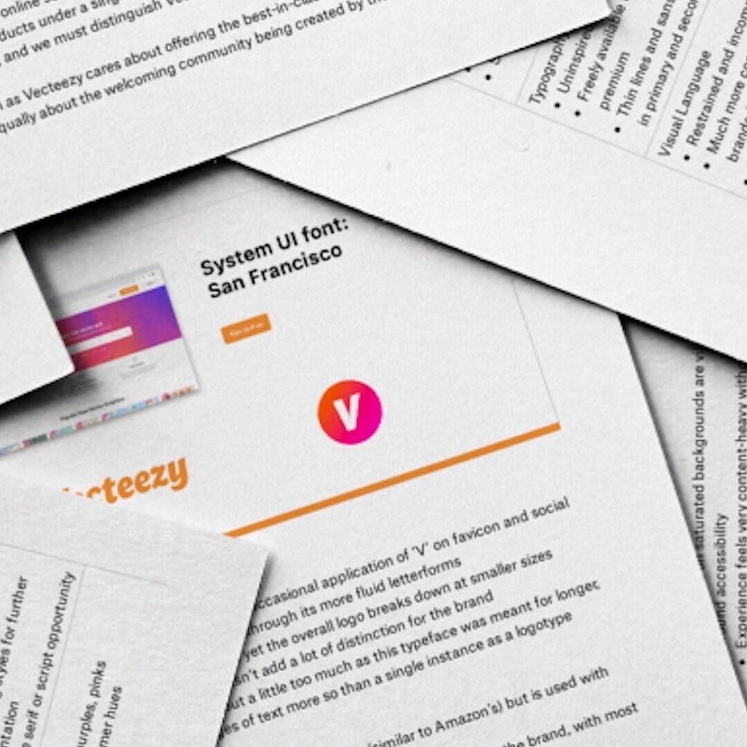 Brand Strategy and Identity for Vecteezy
