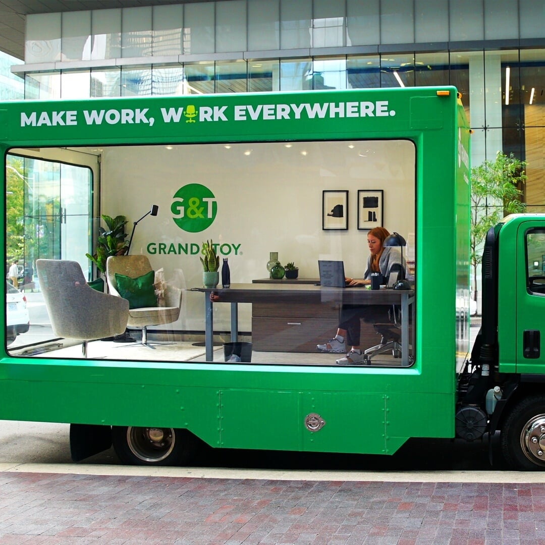 Integrated Campaign for Grand & Toy’s Mobile Workspace Tour