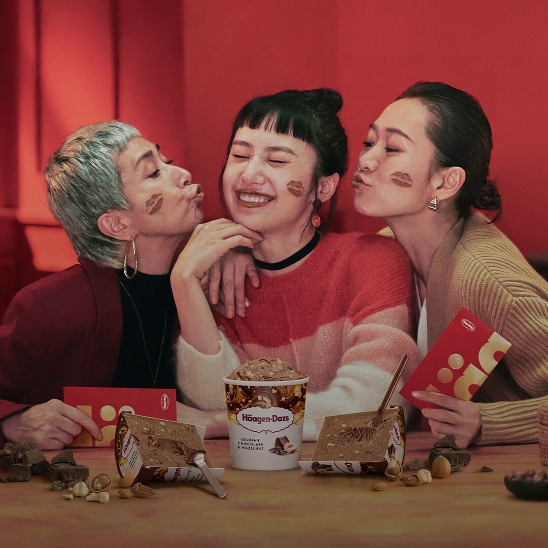 Campaign and Visual Identity for Häagen-Dazs Together Is Better