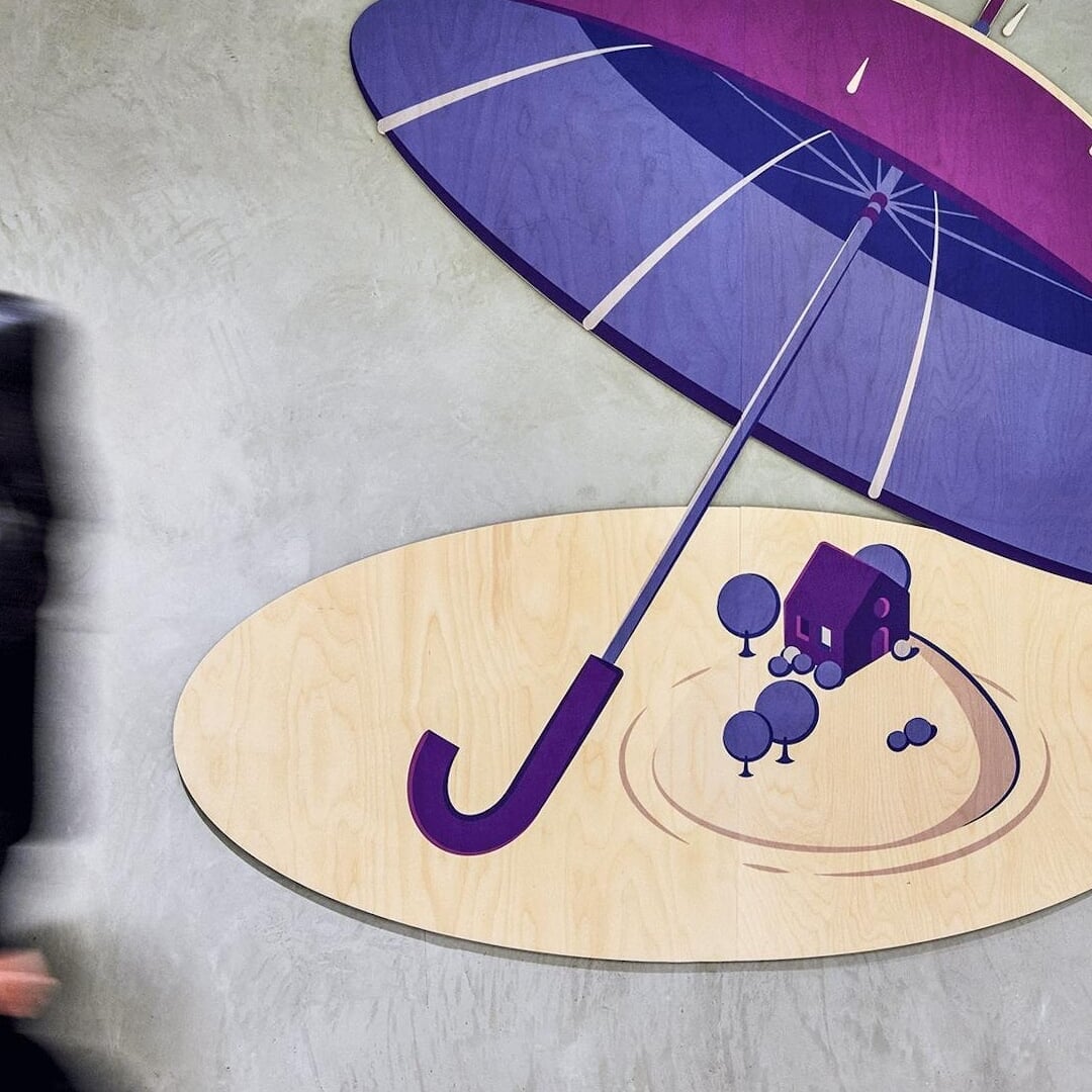 Wayfinding and Environmental Graphics for IAG Headquarters