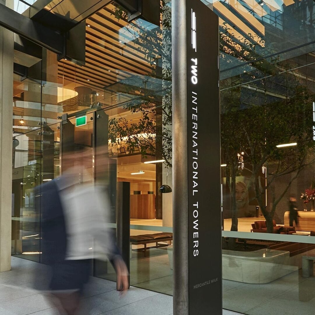 Wayfinding and Signage for International Towers Barangaroo