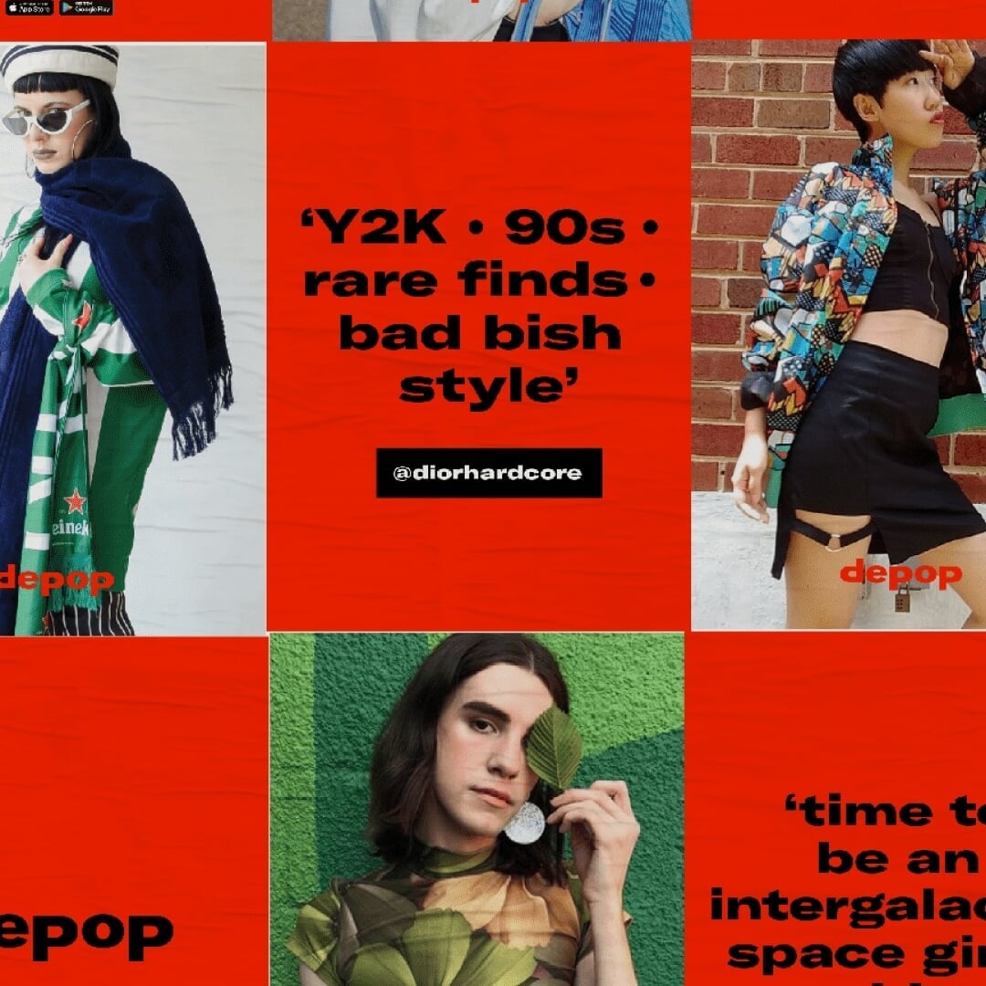 Brand Campaign and Visual Identity for Depop