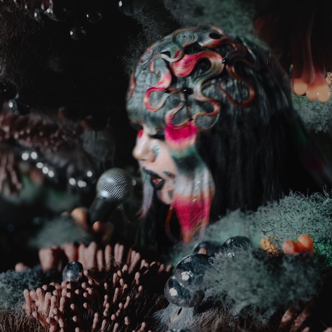 Experimental Film and Live Show Visuals for Bjork's Fossora