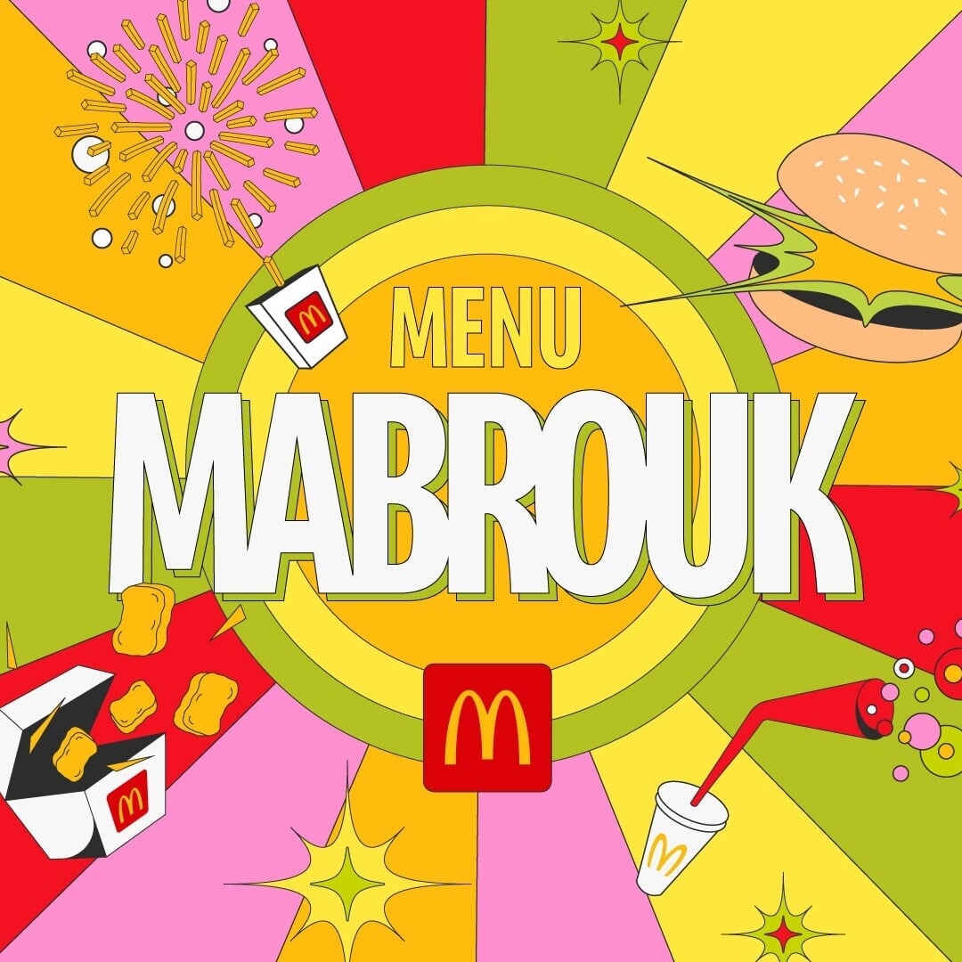 Campaign and Visual Identity for McDonald's Menu Mabrouk