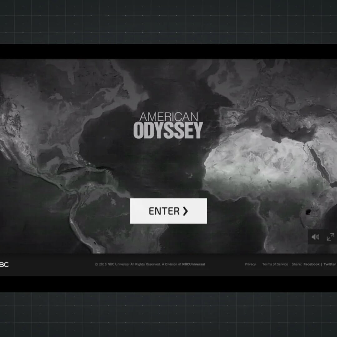 Interactive, map-driven web experience for NBC and Google