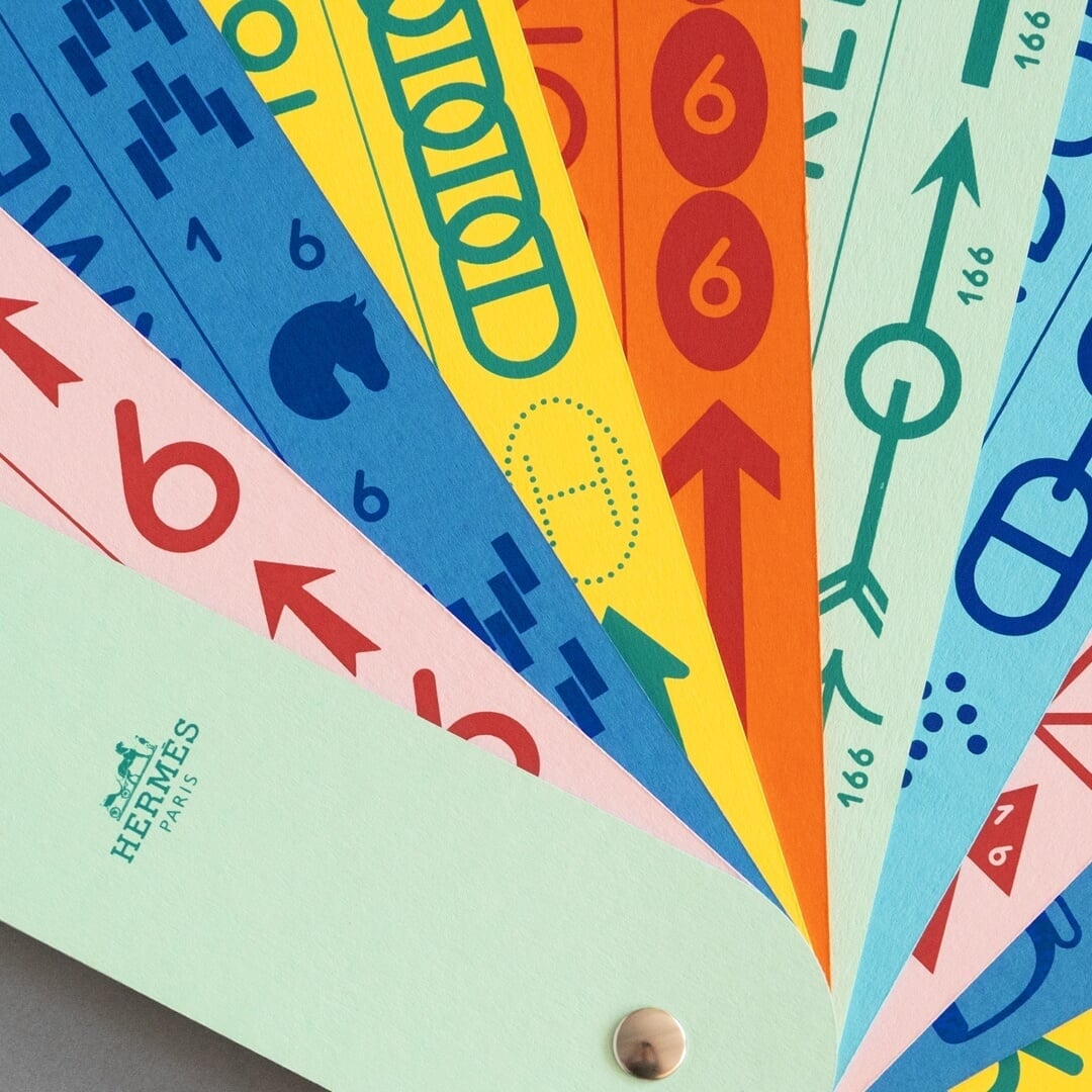 Fan-Shaped Invitation for Hermès’s New London Maison
