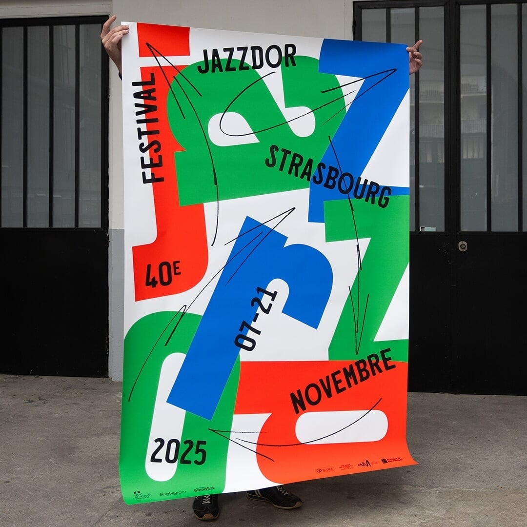 Poster Design for Jazzdor Strasbourg 2025