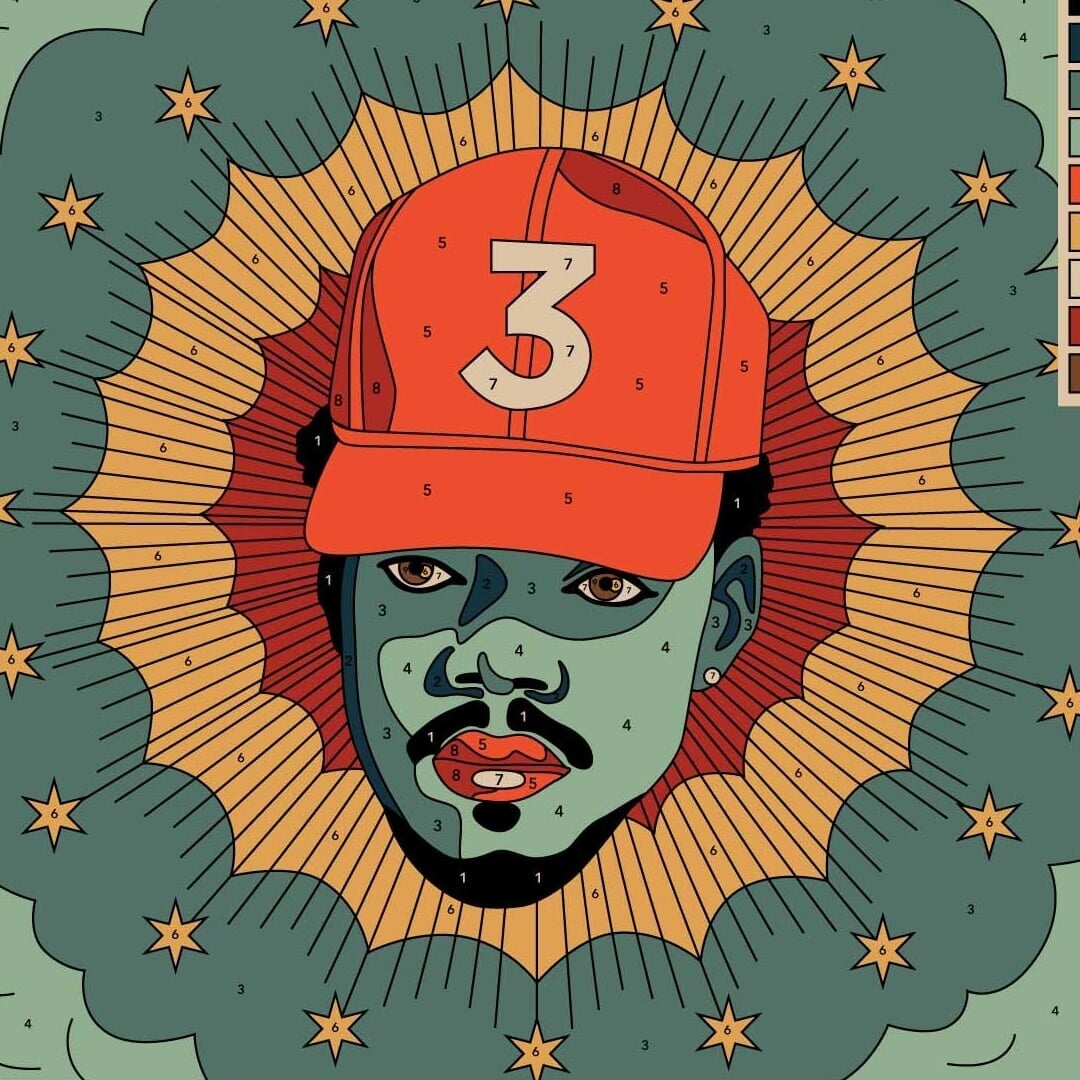 Album Cover Redesigns for Top 10 Records of 2016