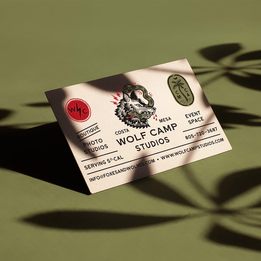 Logo and Identity System for Wolf Camp Studios