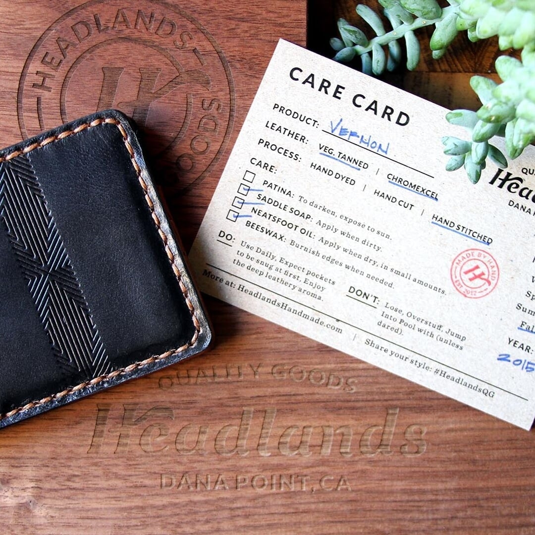 Brand Identity Refresh for Headlands Handmade Leather Goods