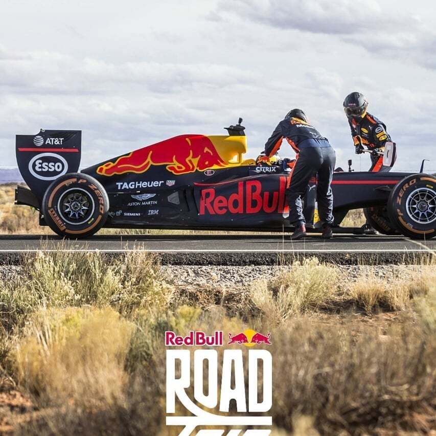 Logo Design for Red Bull Road Trip USA