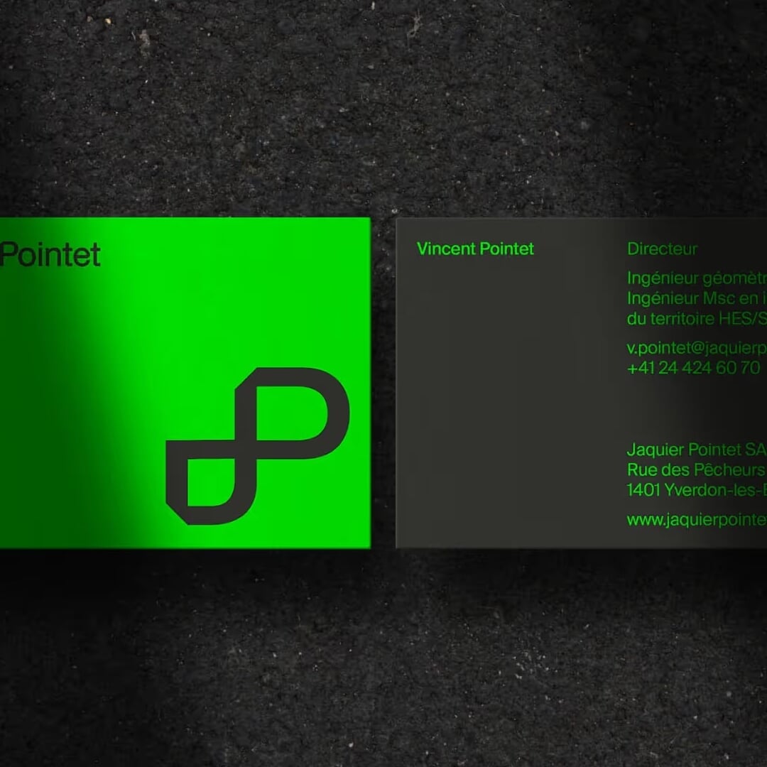 Brand Identity and Signage for Jaquier Pointet