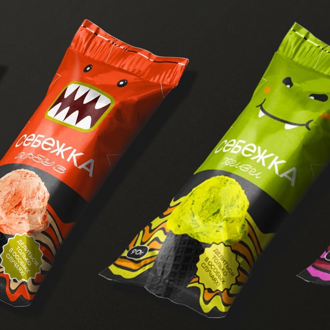 Packaging Design for Sebezhka Ice Cream