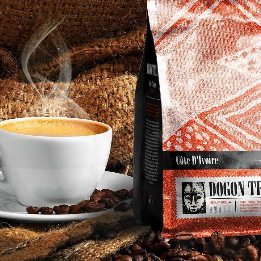 Packaging Design for Dogon Tellem Coffee