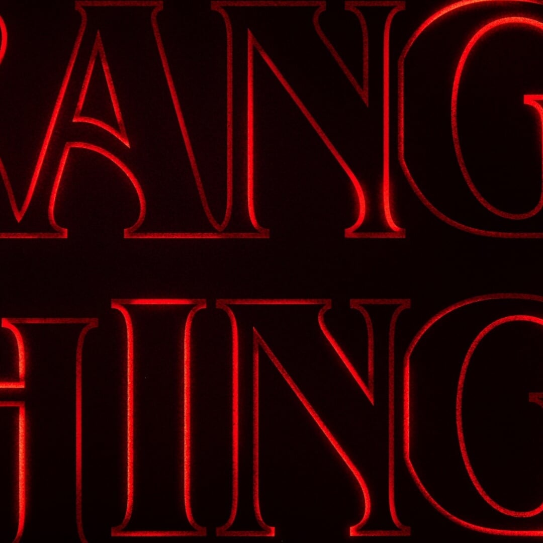Main Title Design for Stranger Things On Netflix