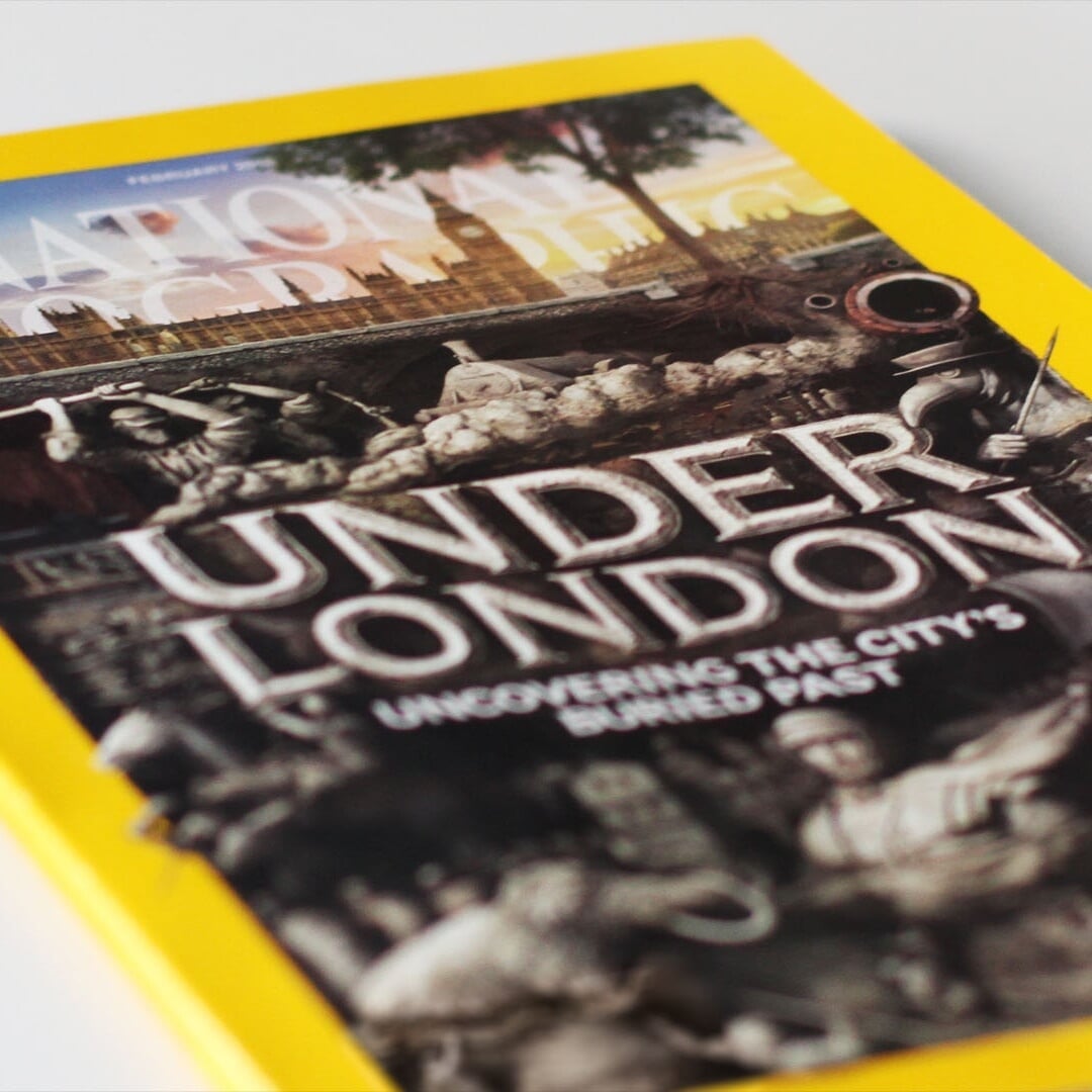 3D Sculpted Cover Design for National Geographic Magazine