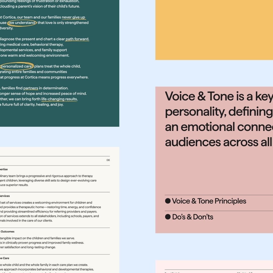 Brand Identity and Digital Experience for Cortica