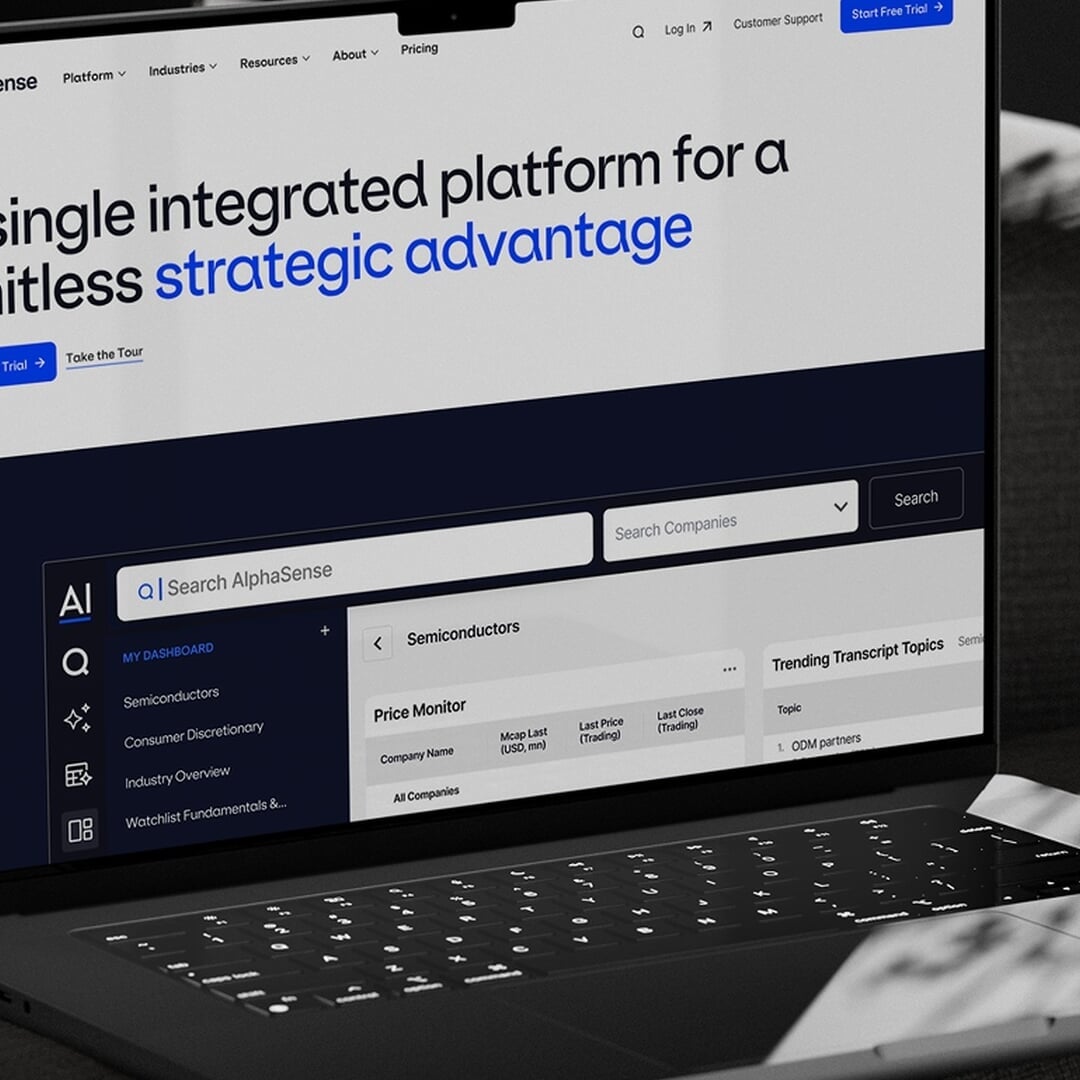 Website Redesign for AlphaSense