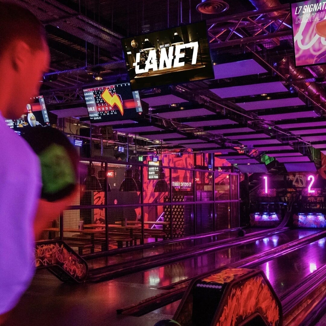 Masterbrand Identity for Lane7 Social Entertainment Venues