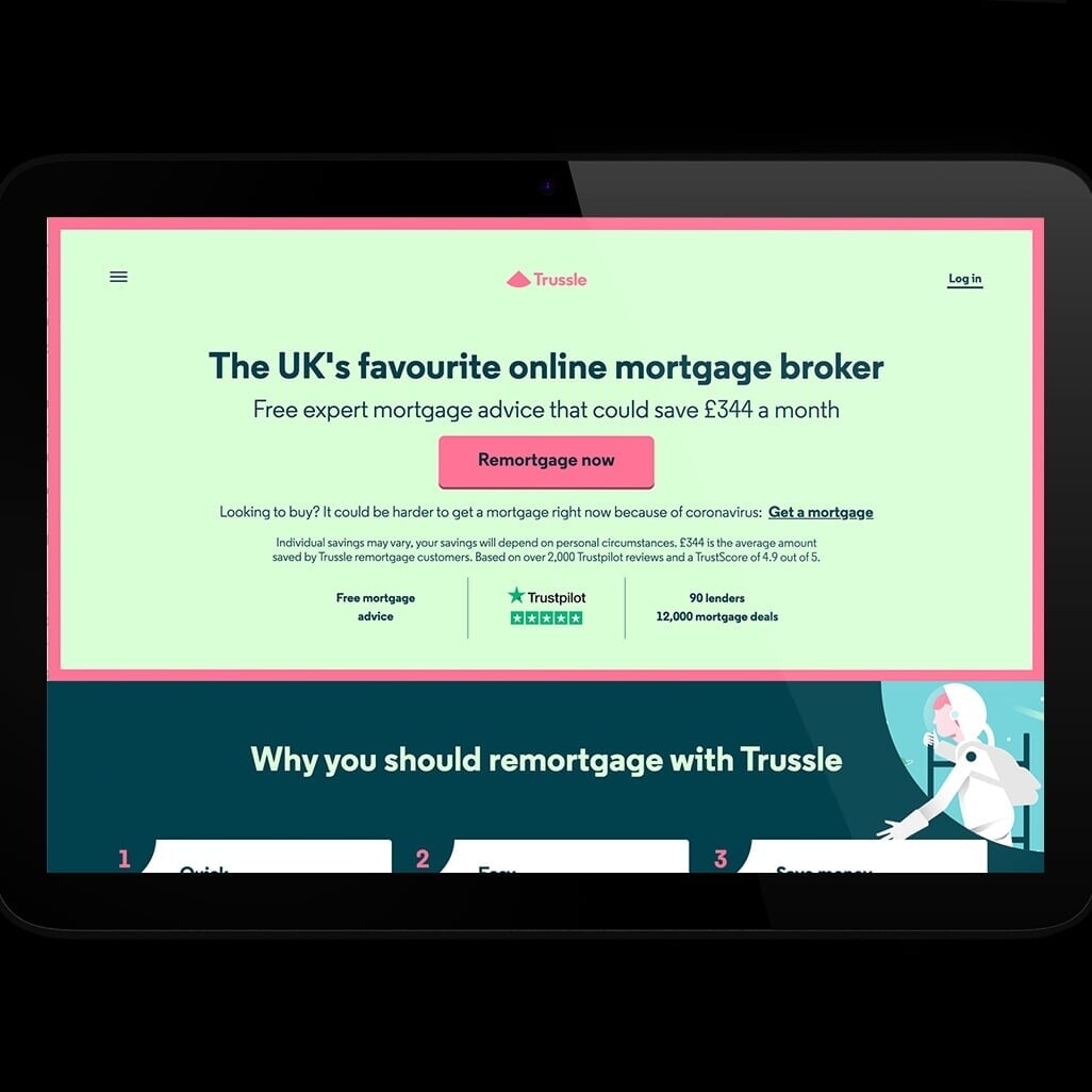 Website Redesign for an Online Mortgage Broker