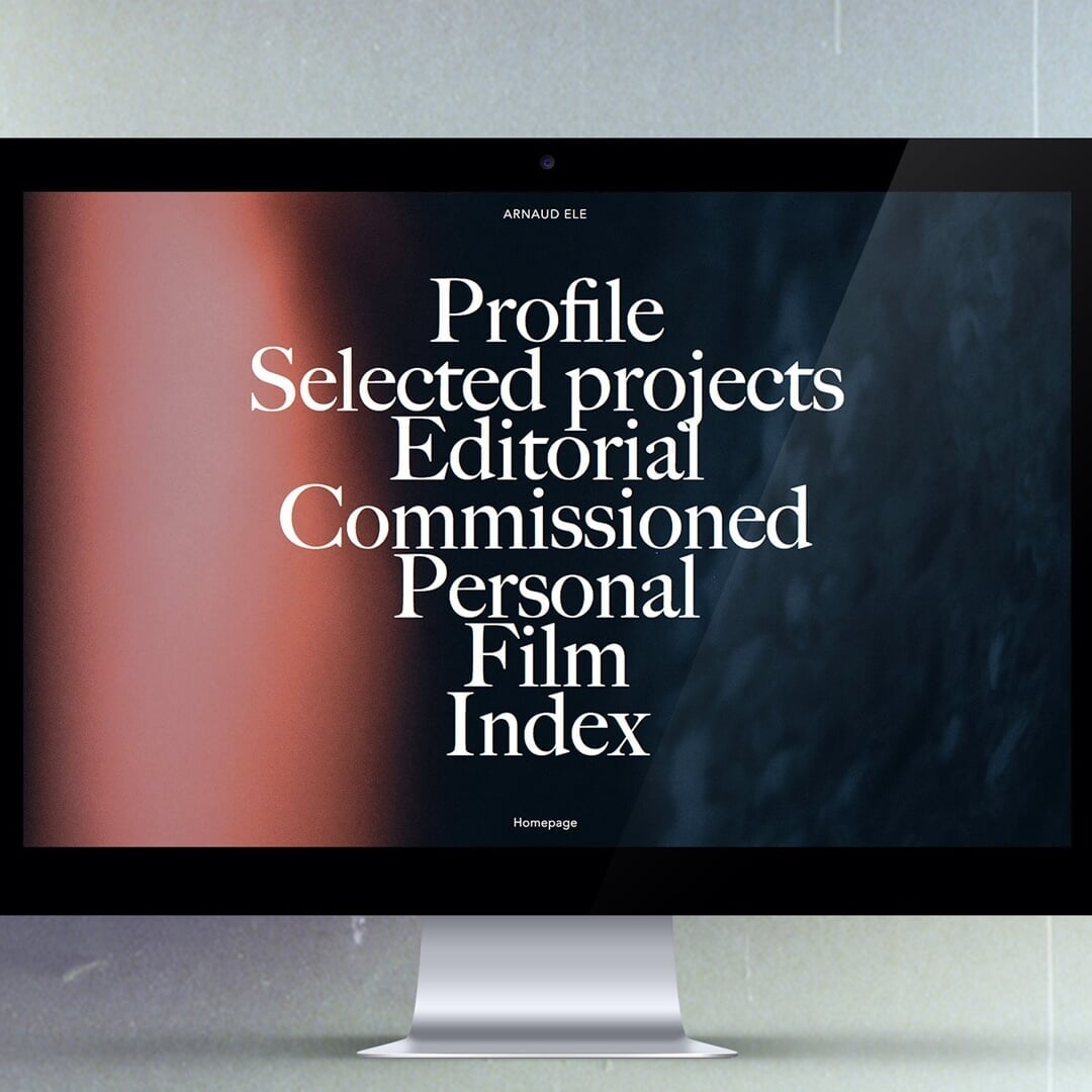 Visual Identity for Photographer and Filmmaker Arnaud Ele