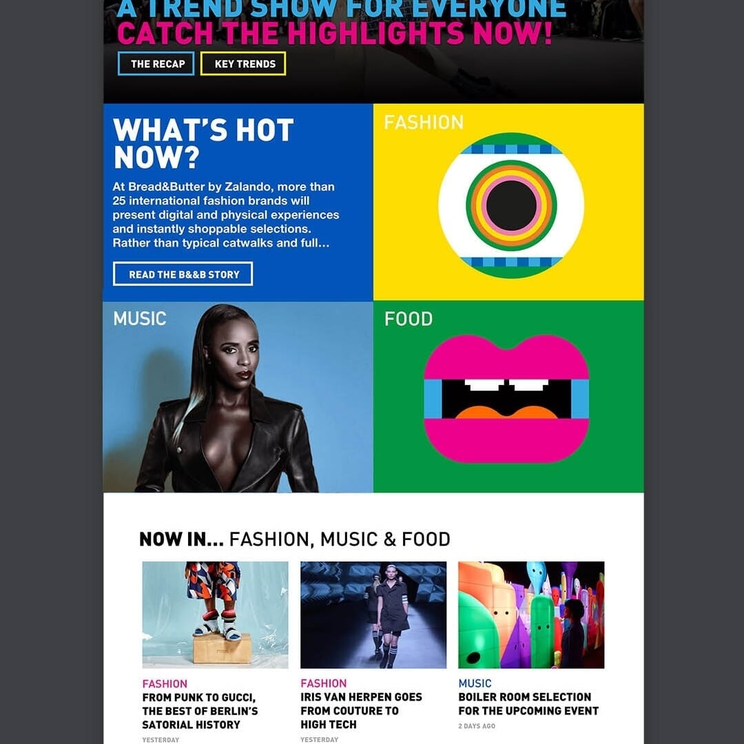 Art Direction for Bread & Butter Festival