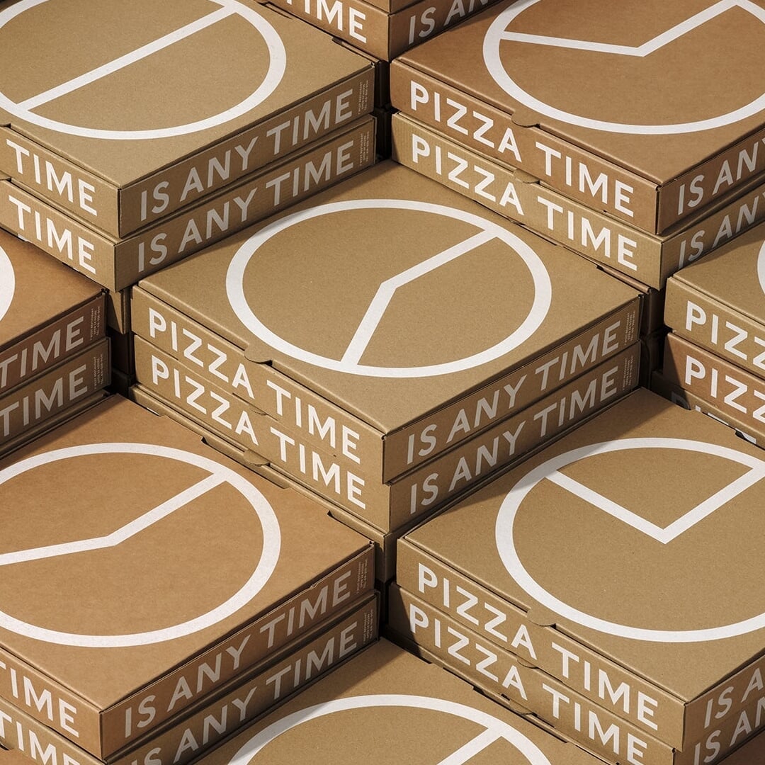 Packaging and Campaign for 7 West Round-The-Clock Pizza